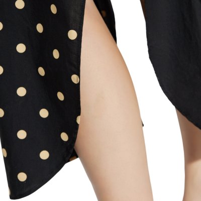 THE POLKA DOTS PRINTED COTTON POPLIN DRESS